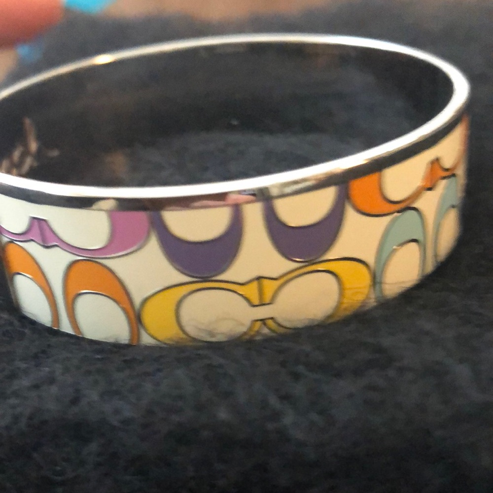 Coach multi color bracelet